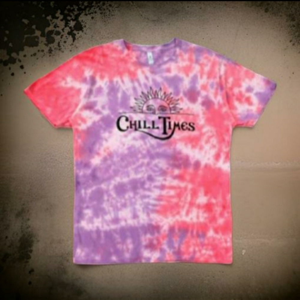 Tie dye pink purple shirt